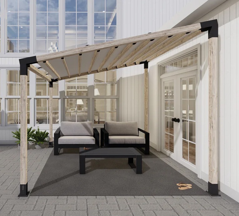 15 Derece Açılı Pergola Seti